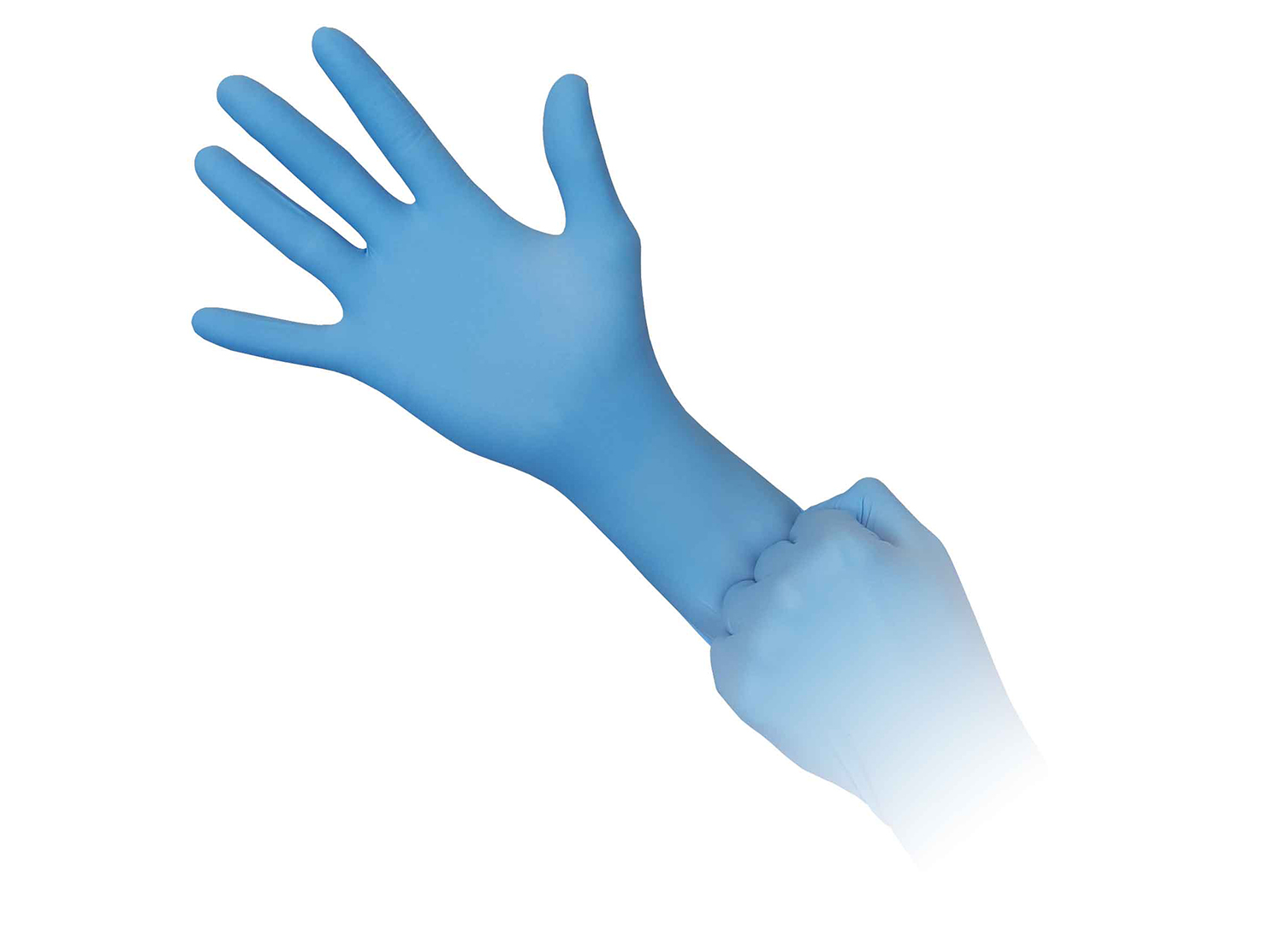 6388 Aurelia® Robust™ Plus Extended Cuff Disposable Powder-Free Nitrile Exam Gloves